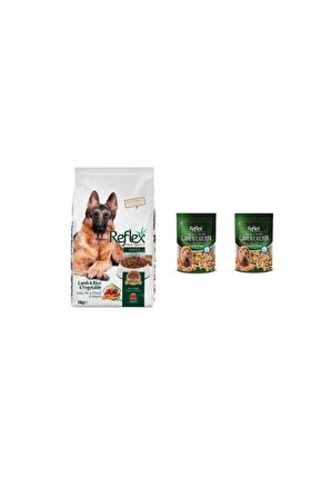 Kuzu Etli Ve Sebzeli Yetişkin Köpek Maması 3 kg + Semı-moıst Game & Chıcken Ödül Maması X 2 Adet