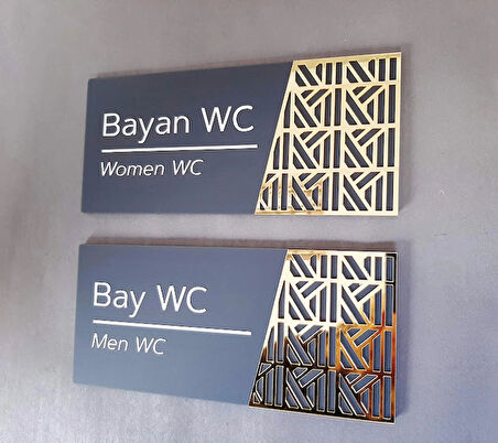 Luxury Mat Antrasit Seri WC Yönlendirme Seti