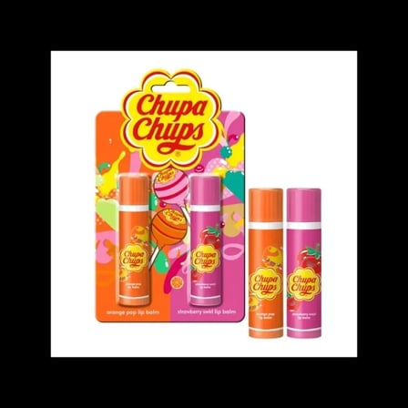 Chupa Chups Lip Balm 2 li Dudak Bakım Kremi 4gr - Çilek Ve Portakal