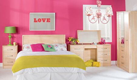 AVONNI AV-1416-BALLERINA Pembe Boyalı Modern Avize E14 Metal Kumaş 52cm