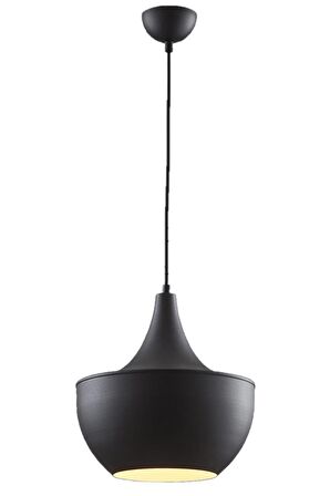 AVONNI AV-4106-M7-BSY Siyah Boyalı Modern Avize E27 Metal 40cm