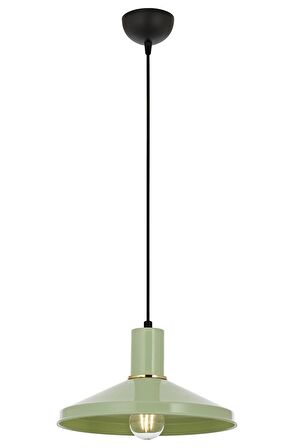 AVONNI AV-4106-M24-GREEN Yeşil Boyalı Modern Avize E27 Metal 30cm