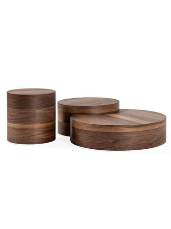 Walnut Orta Sehpa Takımı