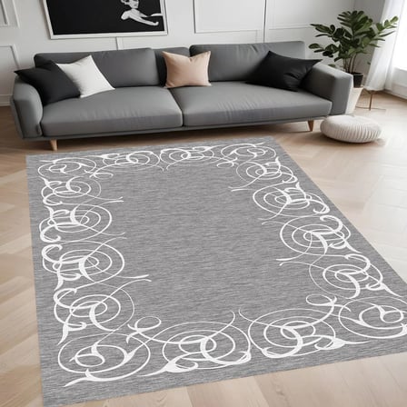 Eliana Home Dijital Baskı Yıkanabilir Kaymaz Taban Salon Halısı Ve Yolluk LN011-FNL265