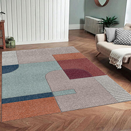 Eliana Home Dijital Baskı Yıkanabilir Kaymaz Taban Salon Halısı Ve Yolluk LN028-FNL287