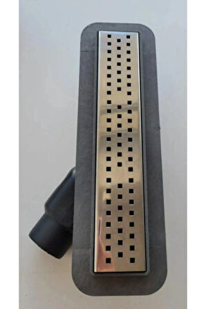 Adnoss Lineer Duş Kanalı 60 Cm 360° Es Sifonlu - Yer Süzgeci - Koku Yapmaz