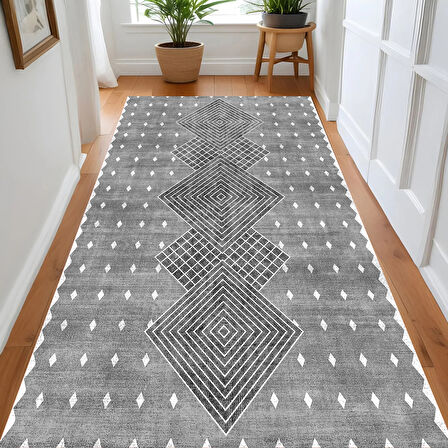 Eliana Home Dijital Baskı Yıkanabilir Kaymaz Taban Salon Halısı Ve Yolluk LN062-FNL335