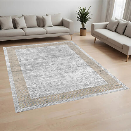 Eliana Home Dijital Baskı Yıkanabilir Kaymaz Taban Salon Halısı Ve Yolluk LN064-FNL337