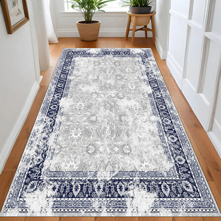 Eliana Home Dijital Baskı Yıkanabilir Kaymaz Taban Salon Halısı Ve Yolluk LN123-FNL429