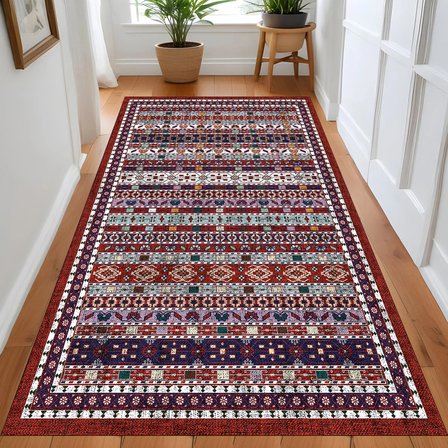 Eliana Home Dijital Baskı Yıkanabilir Kaymaz Taban Salon Halısı Ve Yolluk LN132-FNL437