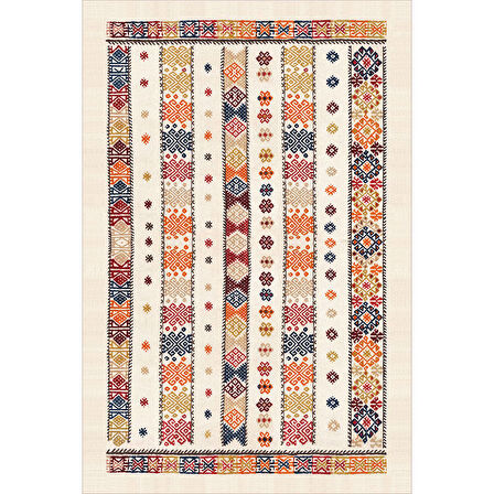 Eliana Home Dijital Baskı Yıkanabilir Kaymaz Taban Salon Halısı Ve Yolluk LN133-FNL438