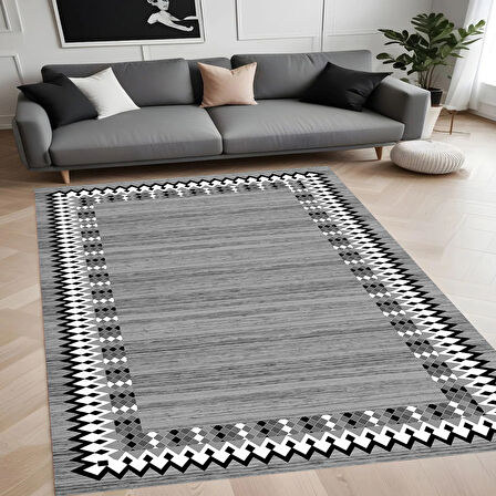 Eliana Home Dijital Baskı Yıkanabilir Kaymaz Taban Salon Halısı Ve Yolluk LN138-FNL443