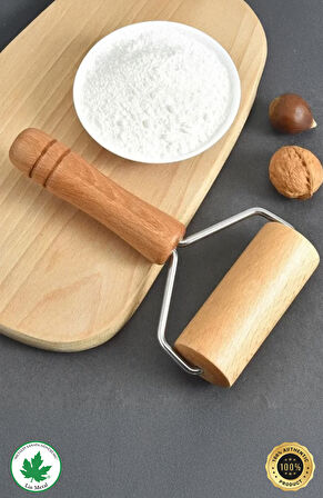 Ahşap Saplı Rulo Hamur Açıcı Merdane