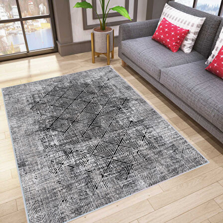 Dijital Baskı Yıkanabilir Kaymaz Taban Salon Halısı Ve Yolluk LNA0014-SD827
