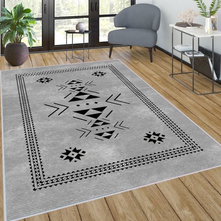 Dijital Baskı Yıkanabilir Kaymaz Taban Salon Halısı Ve Yolluk LNA0021-SD860