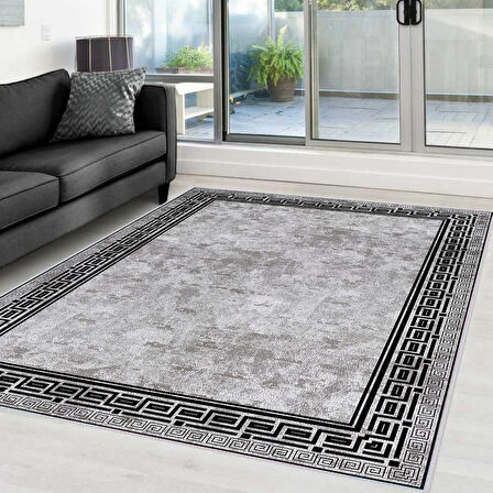 Eliana Home Dijital Baskı Yıkanabilir Kaymaz Taban Salon Halısı Ve Yolluk  LNA0022-sd863