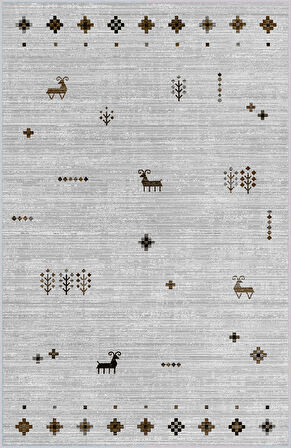 Dijital Baskı Yıkanabilir Kaymaz Taban Salon Halısı Ve Yolluk LNA0037-SD1056