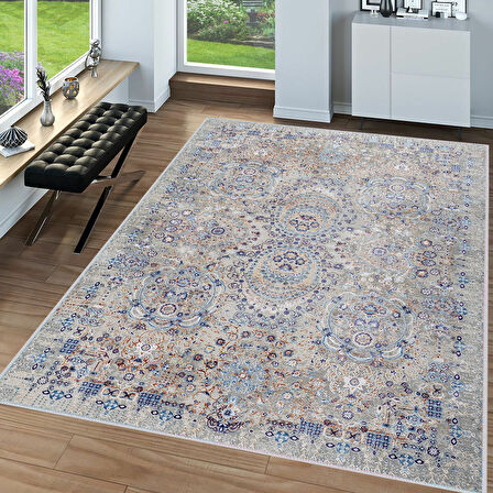 Dijital Baskı Yıkanabilir Kaymaz Taban Salon Halısı Ve Yolluk LNA0049-SD1124