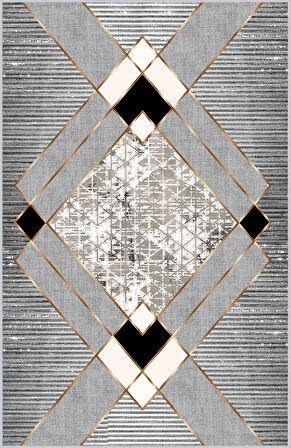 Dijital Baskı Yıkanabilir Kaymaz Taban Salon Halısı Ve Yolluk LNA0058-SD1181