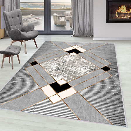 Dijital Baskı Yıkanabilir Kaymaz Taban Salon Halısı Ve Yolluk LNA0058-SD1181