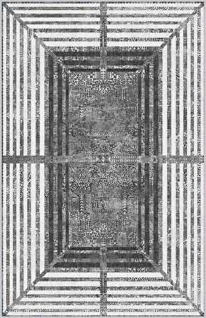 Dijital Baskı Yıkanabilir Kaymaz Taban Salon Halısı Ve Yolluk LNA0063-SM17