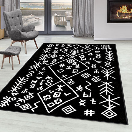 Dijital Baskı Yıkanabilir Kaymaz Taban Salon Halısı Ve Yolluk LNA0091-SD949