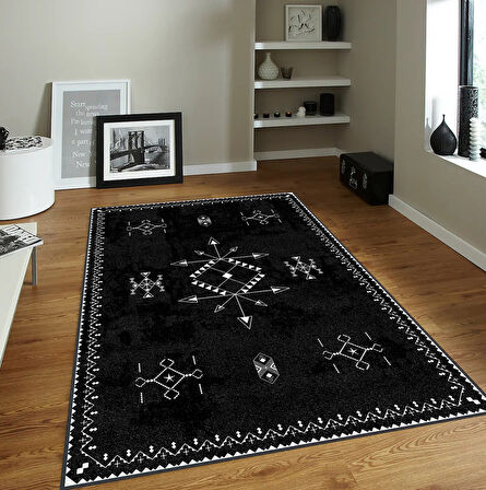 Dijital Baskı Yıkanabilir Kaymaz Taban Salon Halısı Ve Yolluk LNA0092-SD959