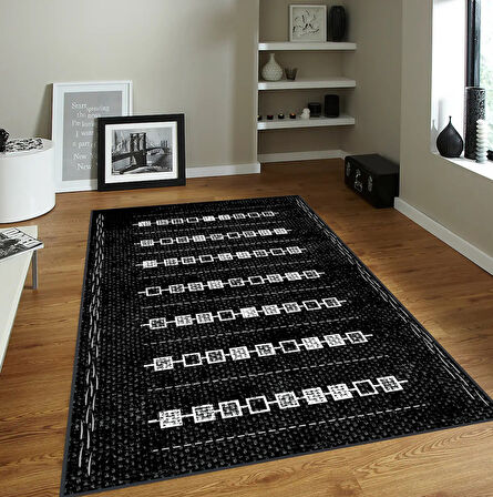 Dijital Baskı Yıkanabilir Kaymaz Taban Salon Halısı Ve Yolluk LNA0094-SD1013