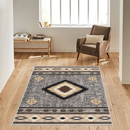 Dijital Baskı Yıkanabilir Kaymaz Taban Salon Halısı Ve Yolluk LNA0148-SM29