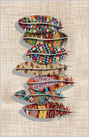 Dijital Baskı Yıkanabilir Kaymaz Taban Salon Halısı Ve Yolluk LNA0151-SD561