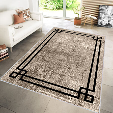Dijital Baskı Yıkanabilir Kaymaz Taban Salon Halısı Ve Yolluk LNA0154-SD571