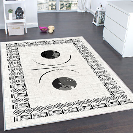 Dijital Baskı Yıkanabilir Kaymaz Taban Salon Halısı Ve Yolluk LNA0181-SD1067