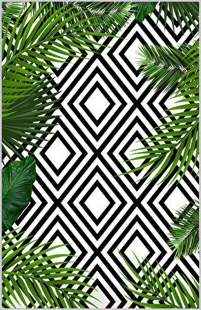 Dijital Baskı Yıkanabilir Kaymaz Taban Salon Halısı Ve Yolluk LNA0203-SD424