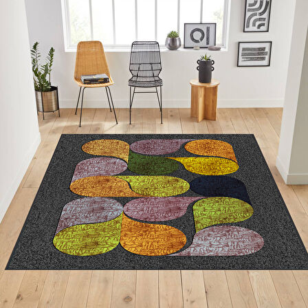 Dijital Baskı Yıkanabilir Kaymaz Taban Salon Halısı Ve Yolluk LNA0208-SD917