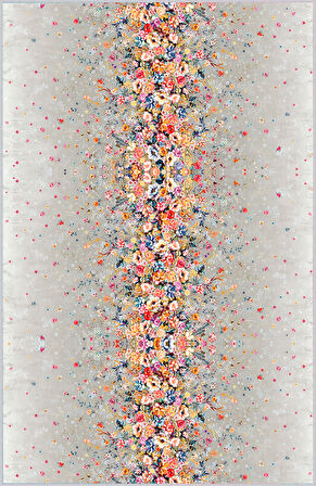 Dijital Baskı Yıkanabilir Kaymaz Taban Salon Halısı Ve Yolluk LNA0239