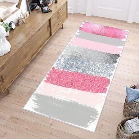 Dijital Baskı Yıkanabilir Kaymaz Taban Salon Halısı Ve Yolluk LNA0242