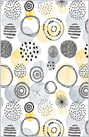 Dijital Baskı Yıkanabilir Kaymaz Taban Salon Halısı Ve Yolluk LNA0245