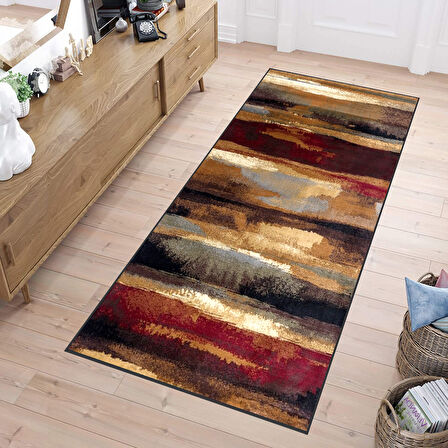 Dijital Baskı Yıkanabilir Kaymaz Taban Salon Halısı Ve Yolluk LNA0258