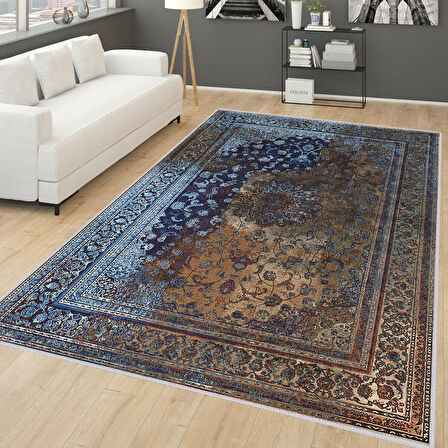 Dijital Baskı Yıkanabilir Kaymaz Taban Salon Halısı Ve Yolluk LNA0272