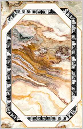 Dijital Baskı Yıkanabilir Kaymaz Taban Salon Halısı Ve Yolluk LNA0304-SD141