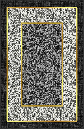 Dijital Baskı Yıkanabilir Kaymaz Taban Salon Halısı Ve Yolluk LNA0321-SD1073