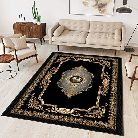 Dijital Baskı Yıkanabilir Kaymaz Taban Salon Halısı Ve Yolluk LNA0329