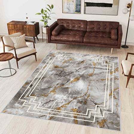 Dijital Baskı Yıkanabilir Kaymaz Taban Salon Halısı Ve Yolluk LNA0339
