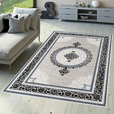 Eliana Home Dijital Baskı Yıkanabilir Kaymaz Taban Salon Halısı Ve Yolluk  LNA0349