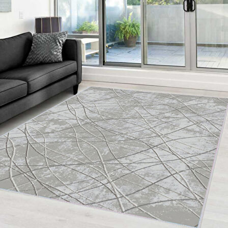 Eliana Home Dijital Baskı Yıkanabilir Kaymaz Taban Salon Halısı Ve Yolluk  LNA0351