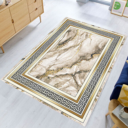 Dijital Baskı Yıkanabilir Kaymaz Taban Salon Halısı Ve Yolluk LNA0367
