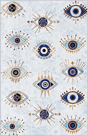 Dijital Baskı Yıkanabilir Kaymaz Taban Salon Halısı Ve Yolluk LNA0407