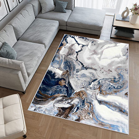 Dijital Baskı Yıkanabilir Kaymaz Taban Salon Halısı Ve Yolluk LNA0416