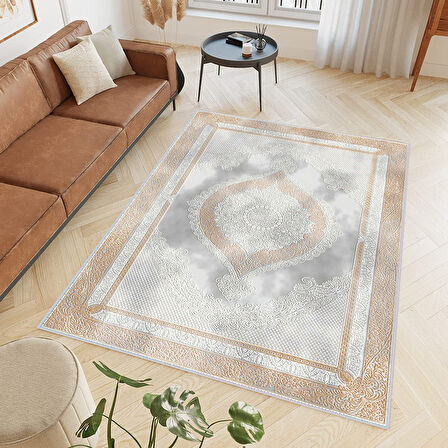 Dijital Baskı Yıkanabilir Kaymaz Taban Salon Halısı Ve Yolluk LNA0429
