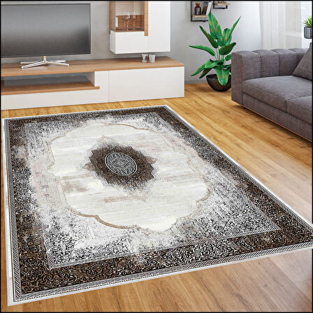 Dijital Baskı Yıkanabilir Kaymaz Taban Salon Halısı Ve Yolluk LNA0443